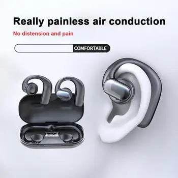 La Conducción ósea 5.3 Auriculares Deportivos Auriculares de la Pantalla Led Inalámbrico de Auriculares del Oído Colgar los Auriculares con Micrófono