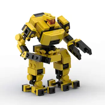 Robot MOC Bloques de Construcción Conjunto de Niños de Juguete de Mecha Warroir Anime de la Figura de la Asamblea de los Ladrillos de Juguete de Niño Para los Niños