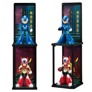 2Pcs/Set Mega Man Rockman X de la Figura de Acción de Anime Modelo de la Colección de la Estatua de la Muñeca de los Niños de Juguete de Regalo de Cumpleaños del Coche de Escritorio Decoración