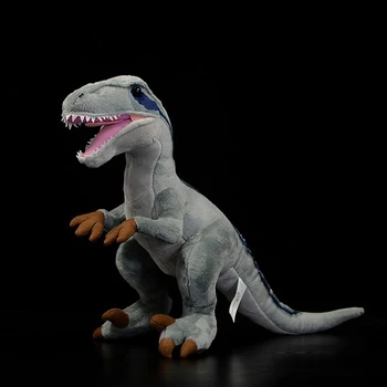 Lindo Velociraptor de Peluche de Juguete de Felpa de Simulación Realista de Dinosaurios Animales Modelo Suave de la Muñeca Para Niños Audlt Regalos 42cm