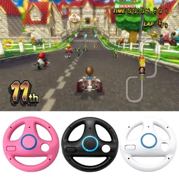 Mini Volante De Carreras De Kart Para Wii Gamepad Controlador De Juego De Carreras En El Volante Controlador De Carreras Juego De Accesorios