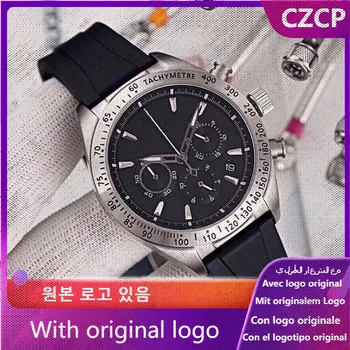 CZCP de los Hombres de Acero Inoxidable 904L Impermeable reloj de cuarzo de 41mm -TR