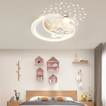 Moderna Habitación de los Niños de los Niños Y las Niñas de Techo del LED lámpara de Araña de Luz de Lujo del Dormitorio de la Lámpara Para el Guardarropa Vestíbulo del Hotel Casa Lustre