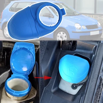 Para VW Polo 1999 2000 2001 2002 - 2014 2015 2016 2017 el Depósito del Líquido Limpiaparabrisas Tapa de Lavado de Embudo Tanque de lavado de la Botella Cubierta de la Tapa de Llenado de