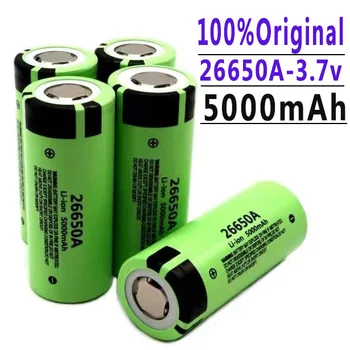 100%Nuevo.Alta Capacidad de 26650 de litio 5000mah Batería Recargable de ion-Lii-50A 26650 3.7 v-50A batería para Linterna 20A nuevo embalaje