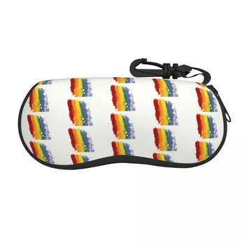 LGBT Rainbow Shell Anteojos Protector de los Casos Fresco de las Gafas de sol Caso del Orgullo Gay Gafas de Bolsa