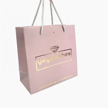 customizd diseño personalizado de cartón de papel de embalaje de la caja de negro con asa de cuerda para las niñas