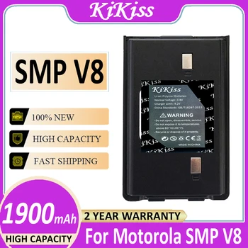 Original KiKiss Batería de 1900mAh Para Motorola SMP V8 V28 de Dos vías de Radio Digital de la Bateria