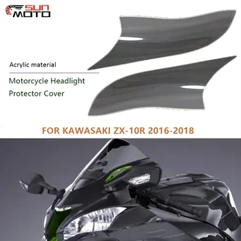 La motocicleta del ABS Faros de la Pantalla de Protección de la Cubierta de los Faros de la Guardia Para Kawasaki Ninja ZX-10R ZX10R ZX 10R 2016 2017 2018