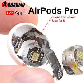 Para Apple AirPods Pro 2Pcs Micrófono de Red de Malla de Polvo de Revisión de Hierro de la Placa de la Hoja de Reparación de Piezas de