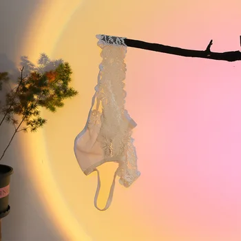 2023 de las Nuevas Mujeres de la ropa interior Sexy mujer encaje de baja altura de lencería para mujeres calado escritos de T pantalones de Una Talla