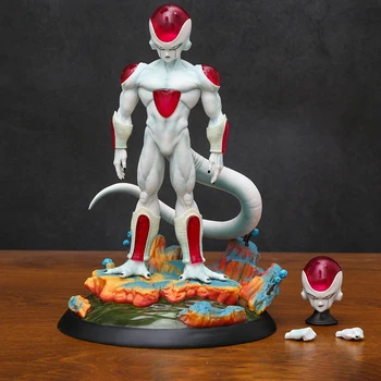 Dragon Ball Freezer blanca Reemplazable Cabeza y Manos de Anime Estatua de la Decoración de la Colección Estatuilla Modelo de Juguete 29cm