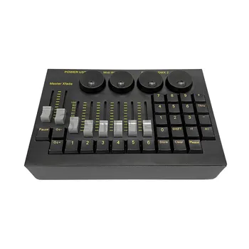 Consola de DJ para la Iluminación del Escenario Mini Comando Ala Controlador DMX512 Movimiento de Cabeza de Láser Par Discoteca de Control de Luz