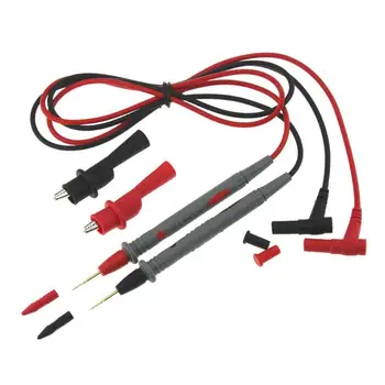 Sonda Universal de los cables de Prueba para Multímetro con Pinzas de Cocodrilo PT1005 10A Multi Medidor Probador de la Sonda de cable de Alambre de la Pluma de Cable