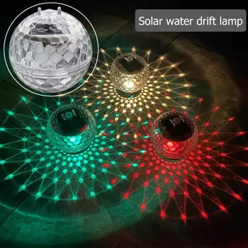 Al aire libre Solar de la Bola de LED de Luz de Agua Flotante Impermeable de la Piscina Estanque de los Jardines