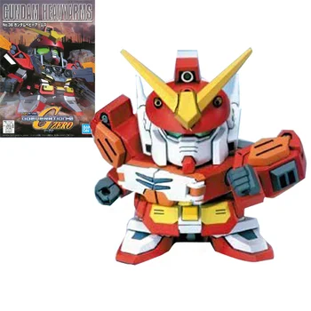 Original, Genuina SD BB 36 XXXG-01H Gundam Heavyarms Gunpla Modelo Montado Acción de la Figura de Anime Mobile Suit de Juguete de Regalo Para los Niños