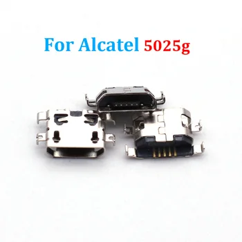 10/20pcs Mini Micro USB DC conector del cargador Conector del Puerto jack enchufe de alimentación para Alcatel 5025g cargador dock
