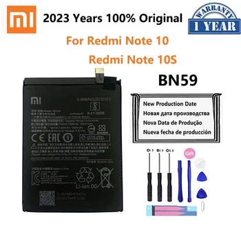 100% Original Xiao mi BN59 5000mAh de la Batería del Teléfono Para Xiaomi Redmi Nota 10 10S Teléfono Móvil, Baterías de Repuesto Bateria