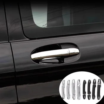 Para Mercedes Benz Vito clase V W447 V250 260 2016-2021 ABS Coche Manija de la Puerta Exterior Cubierta Protectora Recorte de Pegatinas Accesorios