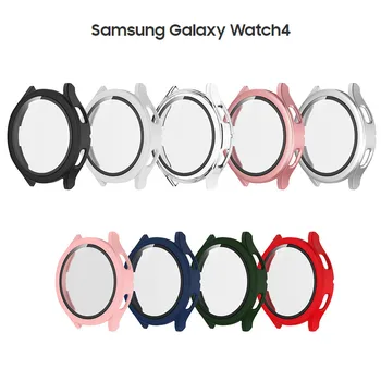 Aplicable para Samsung Galaxy reloj 4 reloj Clásico 4 40MM/44MM caso de Silicona a prueba de golpes de pantalla completa de la funda protectora de reloj Inteligente