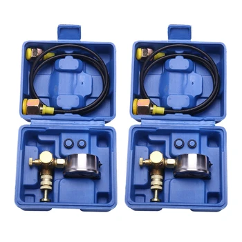 2X Medidores de Presión Kit de Gas del Nitrógeno de Carga Hidráulica Interruptor de Martillo Dispositivo de Medición Accesorios