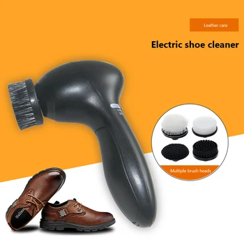 De mano Automático de Zapatos Cepillo a Batería Eléctrica de Cuero Kit de Cuidado del Zapato Ligero Pulidor de Cepillo Ajustable para Salir