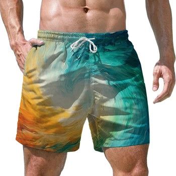 De verano nuevo de alta calidad de los hombres pantalones cortos Impreso en 3D de los Hombres pantalones cortos de Calle de estilo Casual Hombres pantalones cortos de Moda Casual hombres pantalones cortos