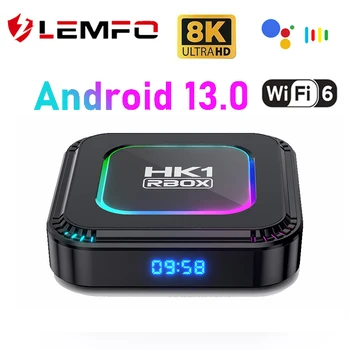 K8 Smart TV Box Android 13 Rockchip3528 Apoyo 8K Video BT Wifi6 Google Voice Media Player Set Top Box Android 13.0