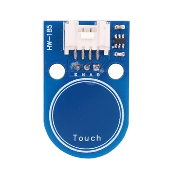 Sensor Táctil capacitivo Módulo de Doble Cara Táctil Capacitiva Módulo de conmutación DC 3.3-5.5 V Táctil LED de la Placa del Interruptor de 4/3 PATILLAS Interfaz