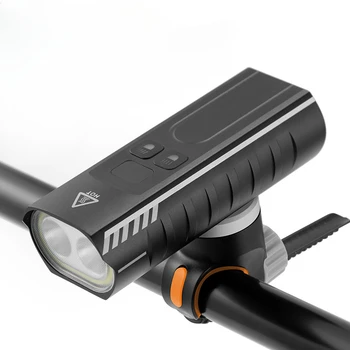 USB Recargable de la Bici Frente a las Luces de la prenda Impermeable de la Bicicleta de Montaña del Faro Linterna de LED de la Linterna de la Lámpara de Seguridad Accesorios de Bicicletas