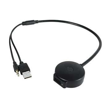 1PC Inalámbrico para Coche Bluetooth Módulo Receptor AUX Jack de 3,5 mm y USB Adaptador de Música AUX Cable Para BMW Mini Cooper Kit de #FD6260