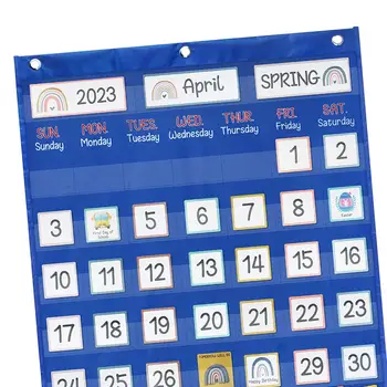 Calendario De Bolsillo Gráfico Aprendizaje De Los Niños Calendario Semanal De 20.08inchx23.62inch Homeschool de Enseñanza Calendario Calendario de Pared