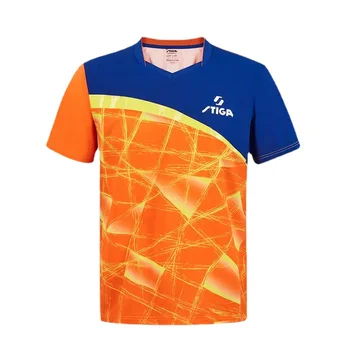 2023 tenis de mesa Stiga T-shirt nuevo las mujeres de los hombres del deporte de manga corta de tenis ropa deportiva CA-95