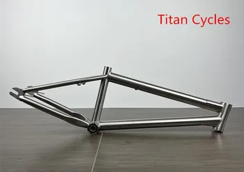 De titanio de BMX cuadro de la Bicicleta