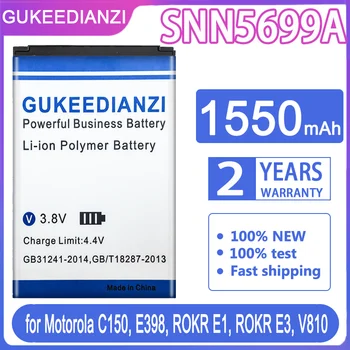 GUKEEDIANZI Reemplazo de la Batería SNN5699A 1550mAh para Motorola C150, E398, ROKR E1 ROKR E3, V810