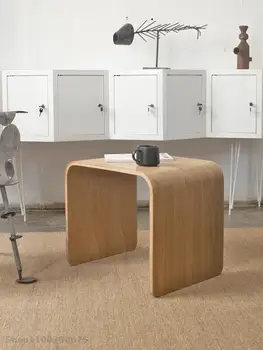 C-tipo simple de bastones de madera, sala de estar muebles pequeña mesa de café de tatami sofá mesa de la esquina