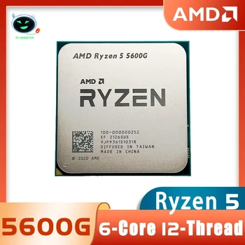 AMD Nuevo Ryzen 5 5600G R5 5600G 3.9 GHz de 6 núcleos a 12 Hilo de Procesador de la CPU 7NM L3=16M Socket AMD AM4 процессор Juego Procesador ryzen5