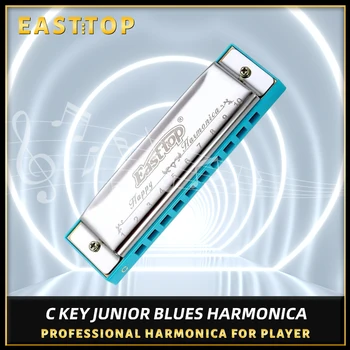 Este top Armónica de Blues, la Armónica Diatónica Clave de C 10 Agujeros de 20 Tonos de Órgano de la Boca del blues harp armónica Para Adultos, Niños, Comenzar