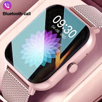 Nuevo Reloj Inteligente Para los Hombres Asistente de Voz de Bluetooth de la Llamada Música IP67 Impermeable Reloj deportivo Clima Recordatorio Smartwatch para las Mujeres