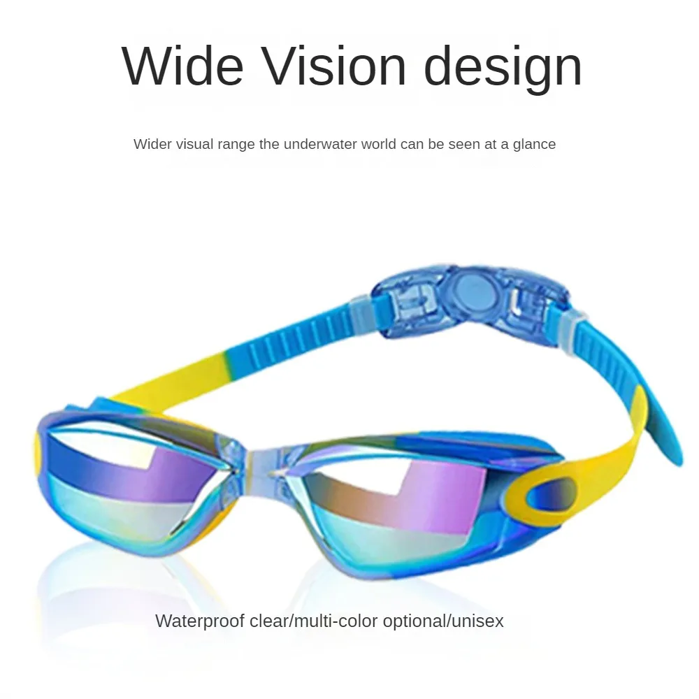 1~10PCS Profesional de los Niños de colores de Silicona Gafas de Natación Anti Niebla UV Gafas de Natación Silicona Impermeable Gafas de Natación . ' - ' . 4