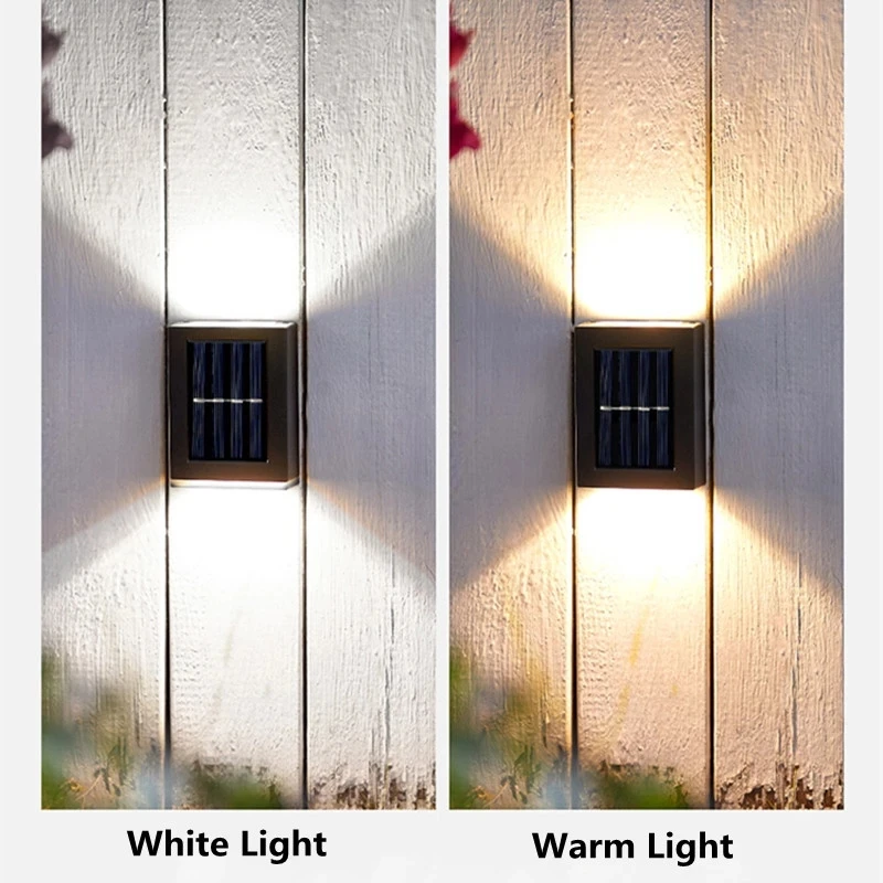 La prenda Impermeable IP65 LED Solar Luces de Jardín al aire libre del Paisaje de la Valla de Lámpara de Pared Para el Balcón Patio Patio Escaleras Luces de la Decoración del Hogar . ' - ' . 4
