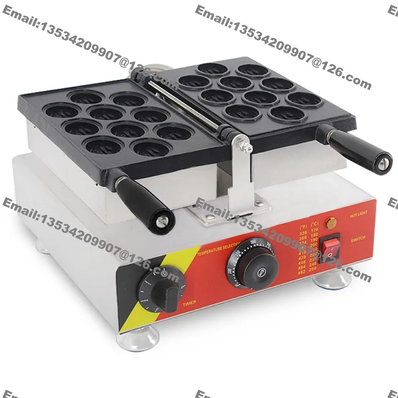 El Uso comercial No-palillo de 110v 220v Eléctrico de Nuez en Forma de Waffle Maker Baker Máquina . ' - ' . 1