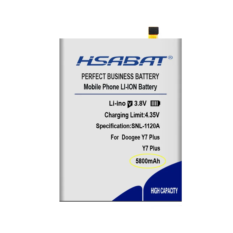 Nueva Llegada [ HSABAT ] 5800mAh Reemplazo de la Batería para DOOGEE Y7 Más . ' - ' . 2