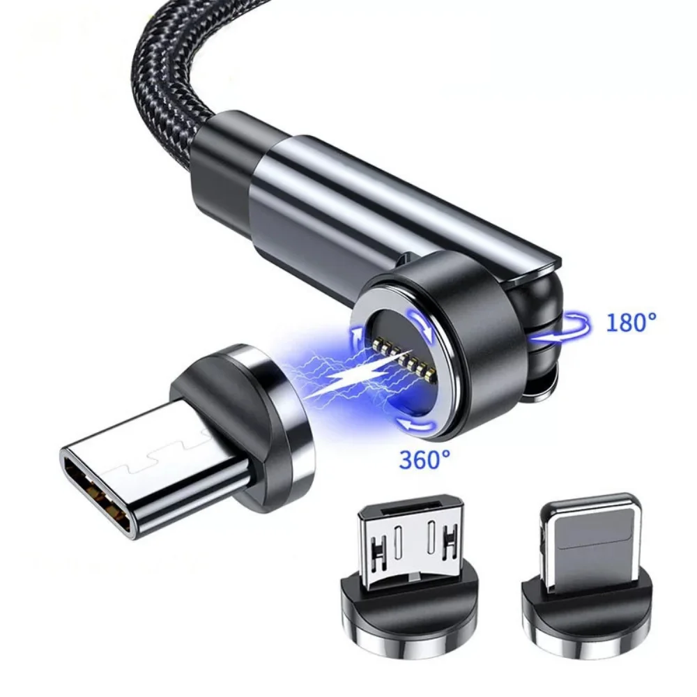 MVQF 540 Magnético Cable de Súper Carga Rápida USB Tipo C Cable Para Huawei Honor 6A Cable Usb para el iPhone de 14 de Samsung Imán de Carga . ' - ' . 5