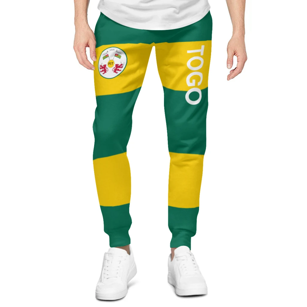 Togo Bandera Mens pantalones Deportivos con Bolsillos de Corredores para los Hombres de los Deportes Casual Sudor Pantalones Con Cordón . ' - ' . 2