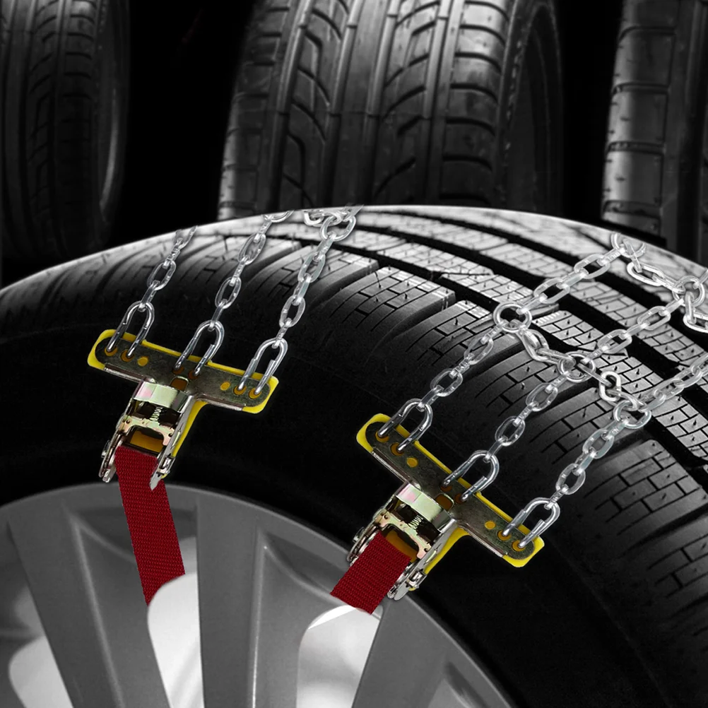 Las Cadenas de neumático de Emergencia de Nieve Vehículo de Tracción del Automóvil del Coche de Seguridad Anti-Skid de Neumáticos Para automóviles . ' - ' . 2