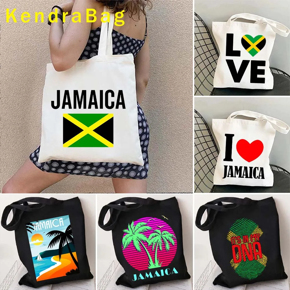 Viajar a Jamaica Brazos de Jamaica Bandera del País Mapa de Jamaica Niña Orgullo Caribe Regalo de OCHO RÍOS de la puesta de sol Corazón de Amor de los Totalizadores del Bolso de la Bolsa . ' - ' . 0
