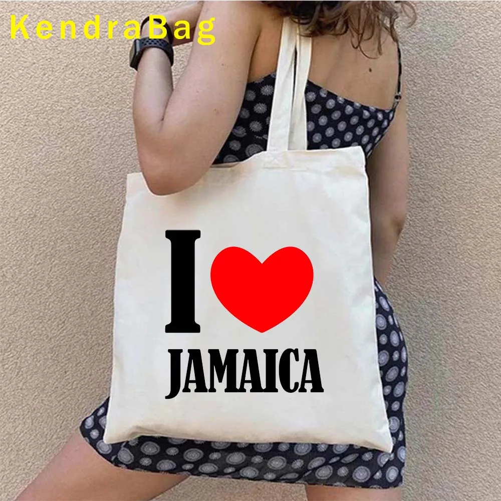 Viajar a Jamaica Brazos de Jamaica Bandera del País Mapa de Jamaica Niña Orgullo Caribe Regalo de OCHO RÍOS de la puesta de sol Corazón de Amor de los Totalizadores del Bolso de la Bolsa . ' - ' . 1