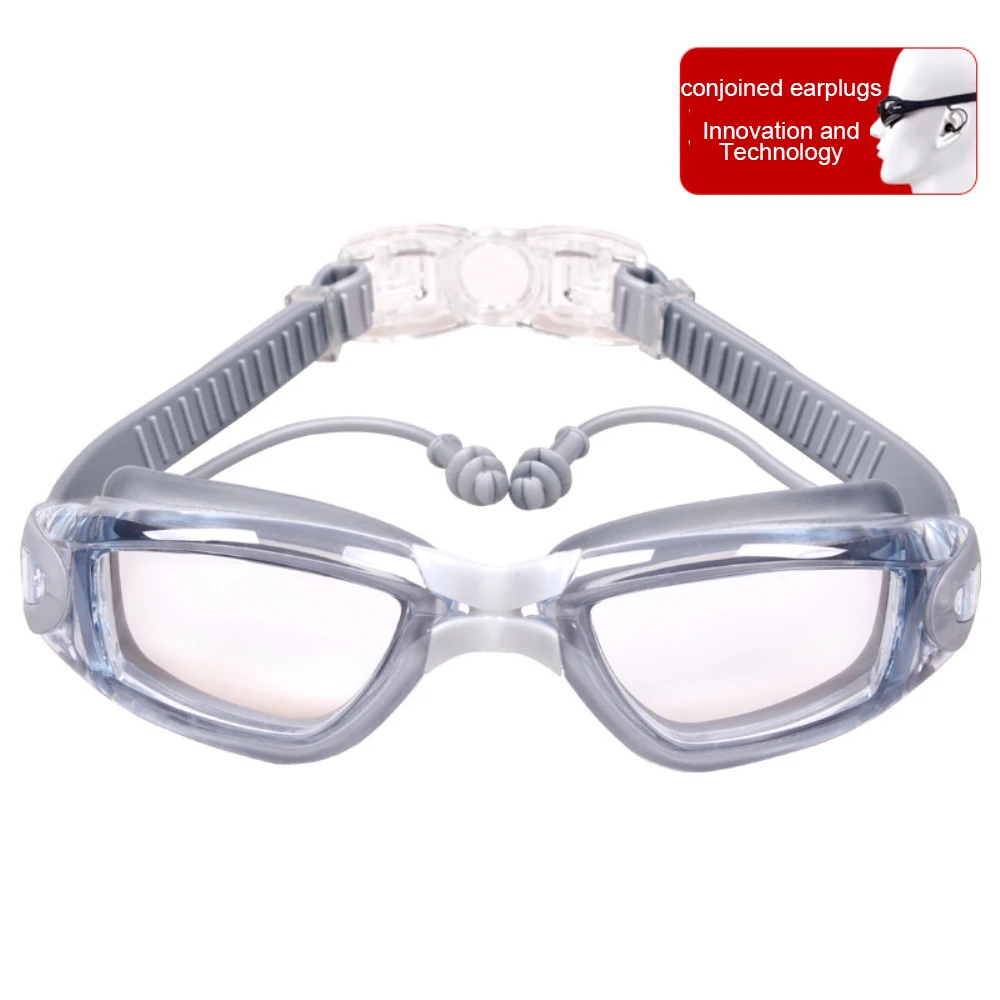 1~10PCS Nueva Adultos Profesionales Anti-niebla UV de Protección de la Lente de las Mujeres de los Hombres Gafas de Natación Impermeable Ajustable de Silicona Nadar . ' - ' . 5