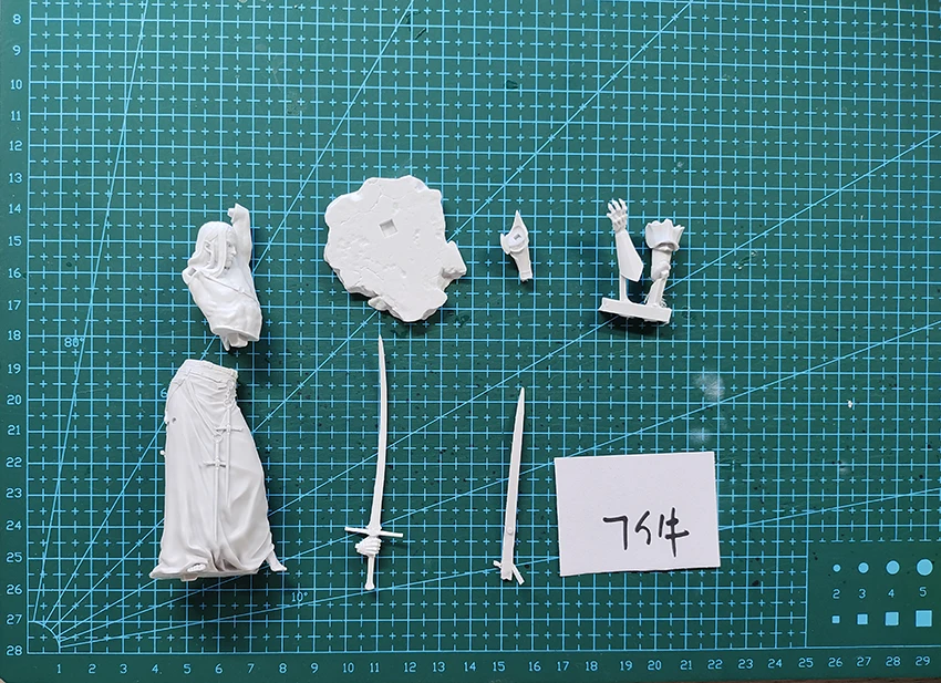 Unassambled 1/24 antigua fantasía de hombre soldado figura de Resina de la figura en miniatura modelo de kits Sin pintar . ' - ' . 1